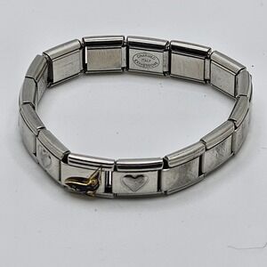 Charmed Expressions Italy Disney Link Stretch Bracelet Stainless Steel